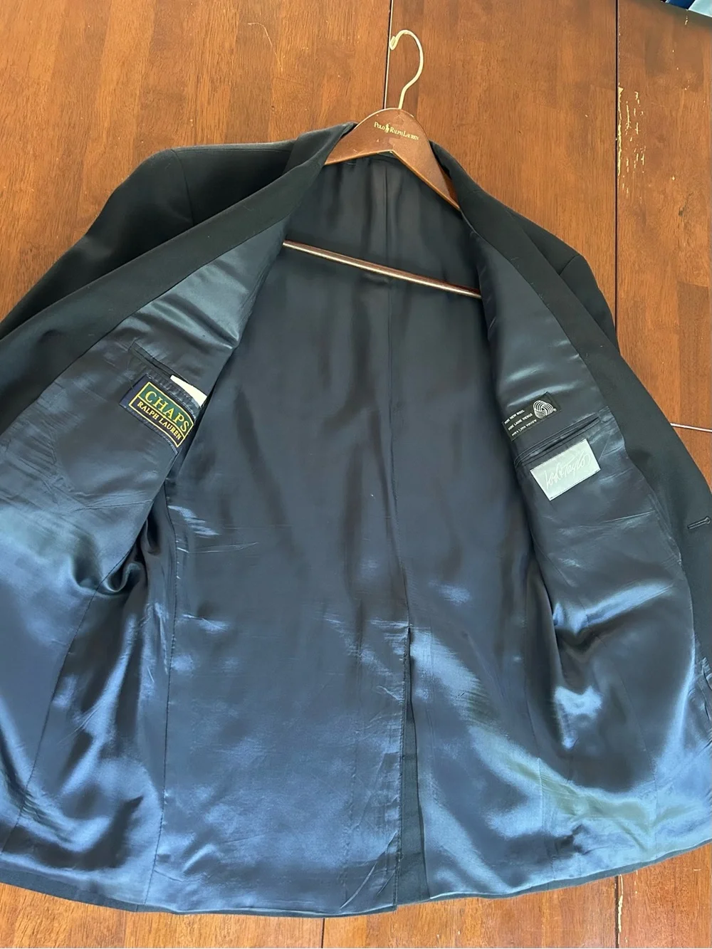 Vintage Chaps Ralph Lauren Blazer—Black